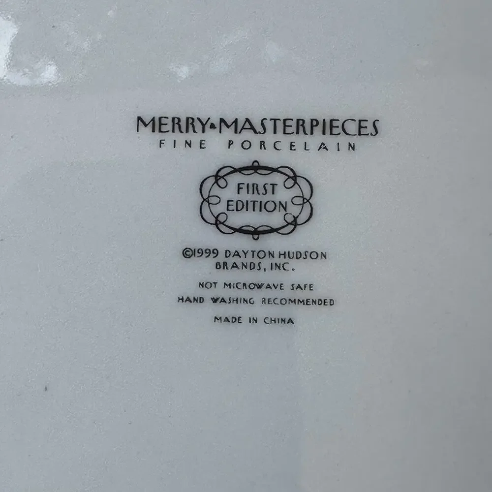 Merry Masterpiece Porcelain Plate 